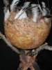 Close-up Featherd Bowl and Stand