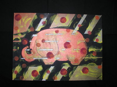 Elephant & Bubbles~$75.00  